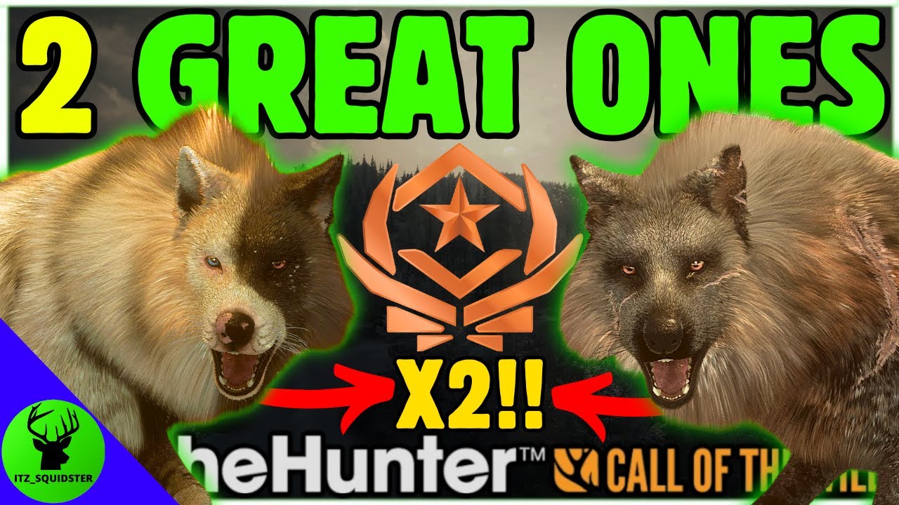 РАССТРЕЛ ДВУХ ВЕЛИКИХ ВОЛКОВ ОДИН ЗА ДРУГОМ!!! *БЕЗУМИЕ* - Call of the Wild