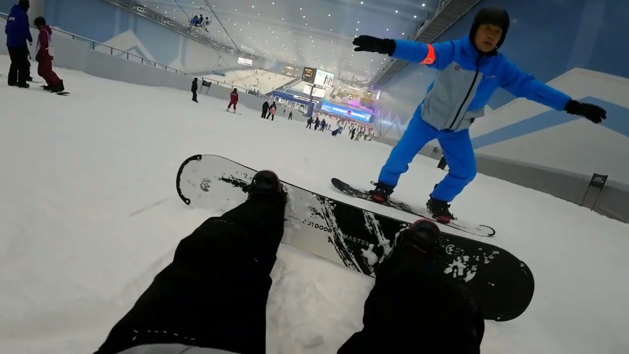 初次上深圳前海 華發冰雪世界 滑雪  [PART 2/3] 由零基礎到完成初級雪道