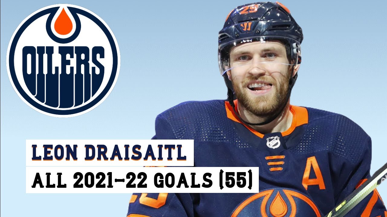 Leon Draisaitl (#29) All 55 Goals of the 2021-22 NHL Season