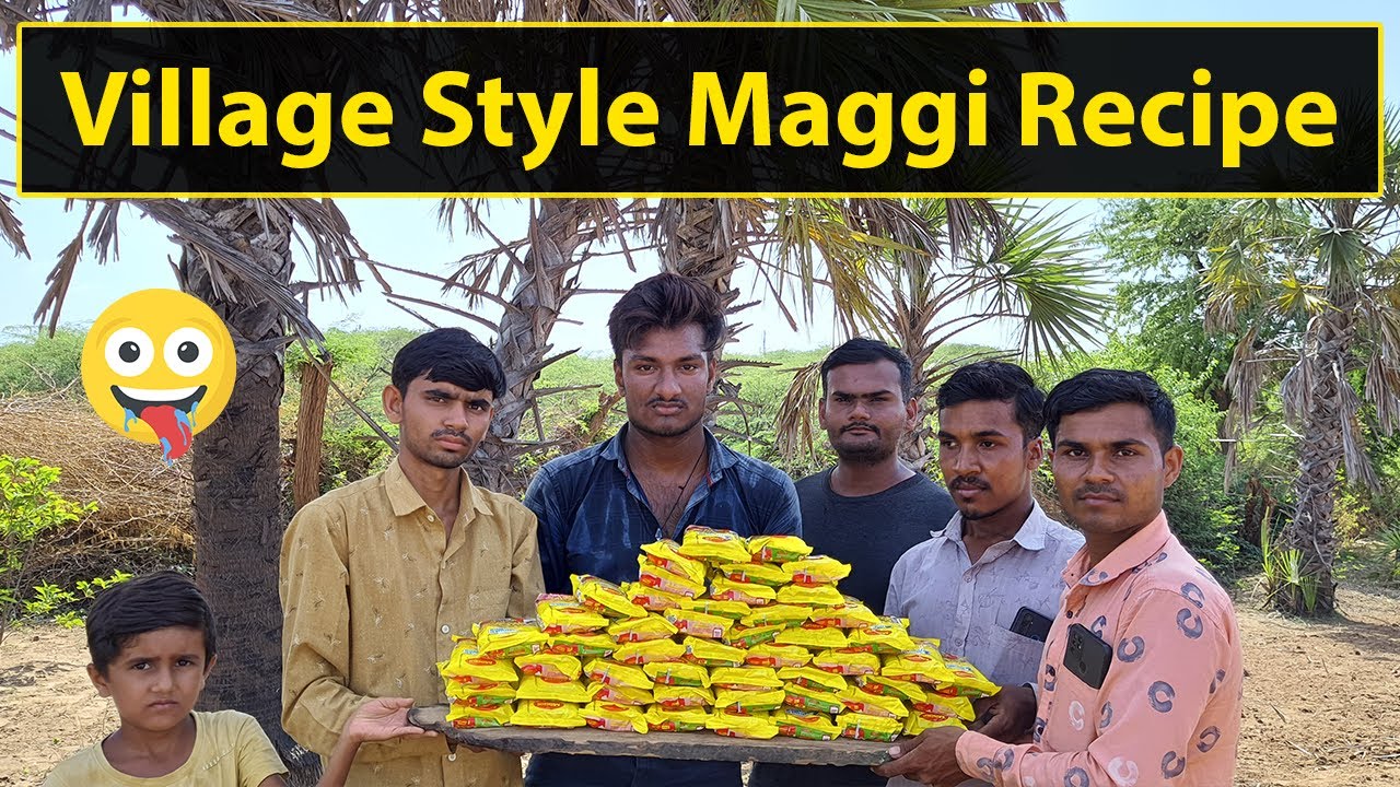 Village Style Maggi Recipe | Pure Desi 🤤 | Village Rasoi