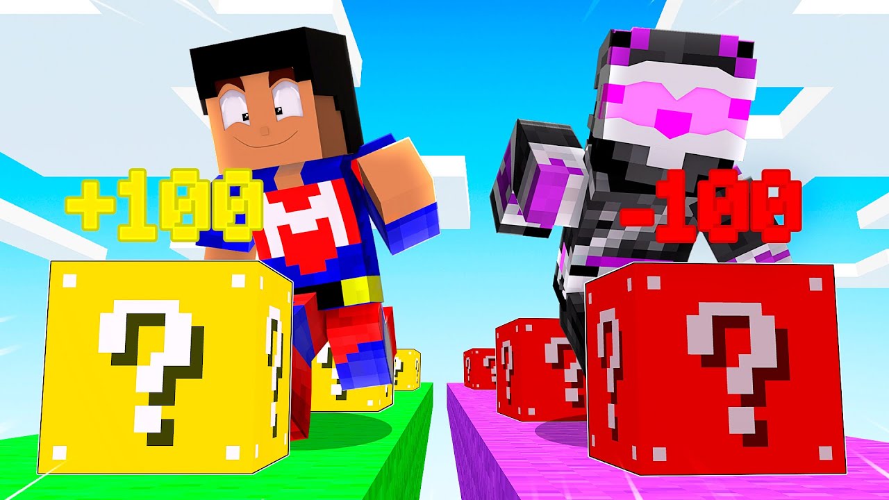 HICE TRAMPAS EN LOS LUCKY BLOCKS PARA GANAR SIEMPRE EN MINECRAFT TROLL 😂