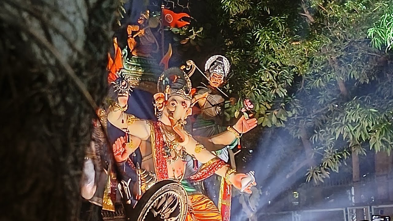 Kandivali Cha Shree ❤️🌍  mangi Ganapati aagaman 2026 #viralvideo #mumbai #bappa #ganesh #ganpati 