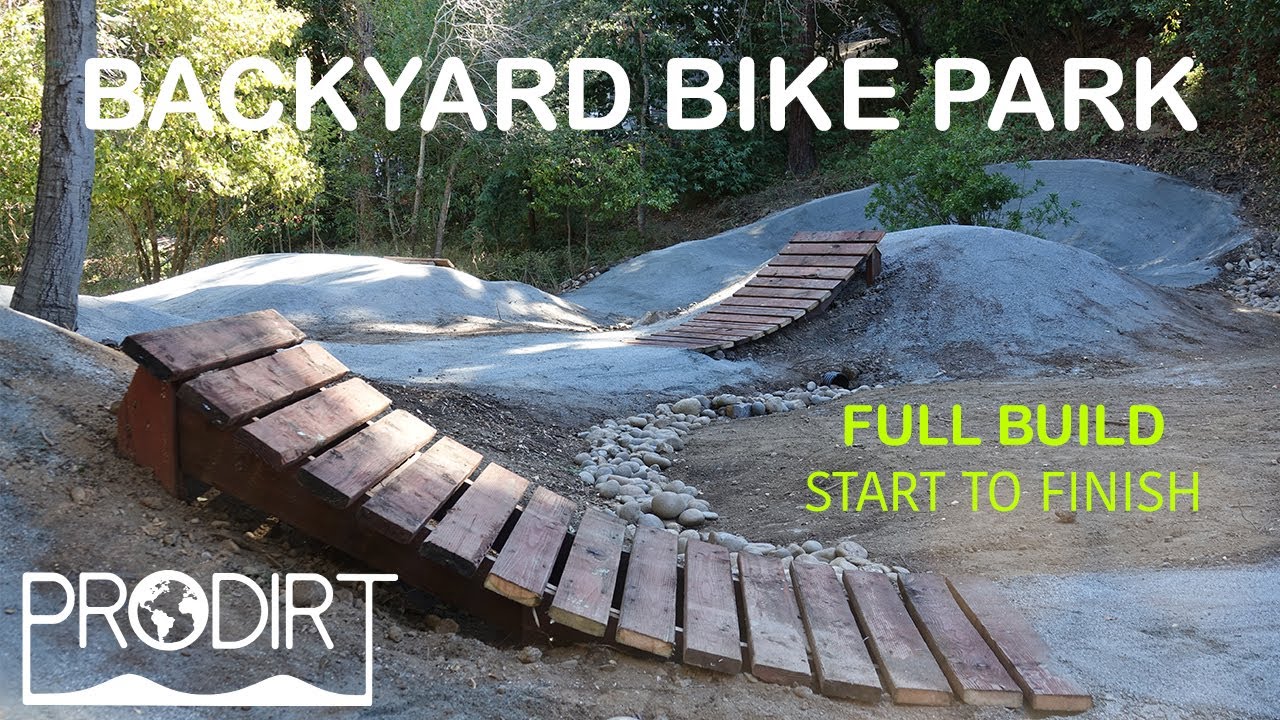 Building a BACKYARD BIKE PARK