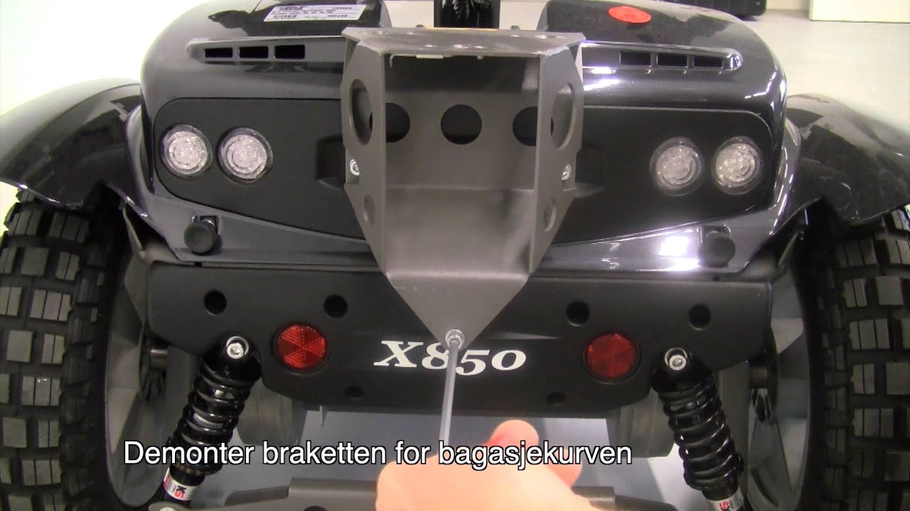 Instruksjonsvideo Permobil X850