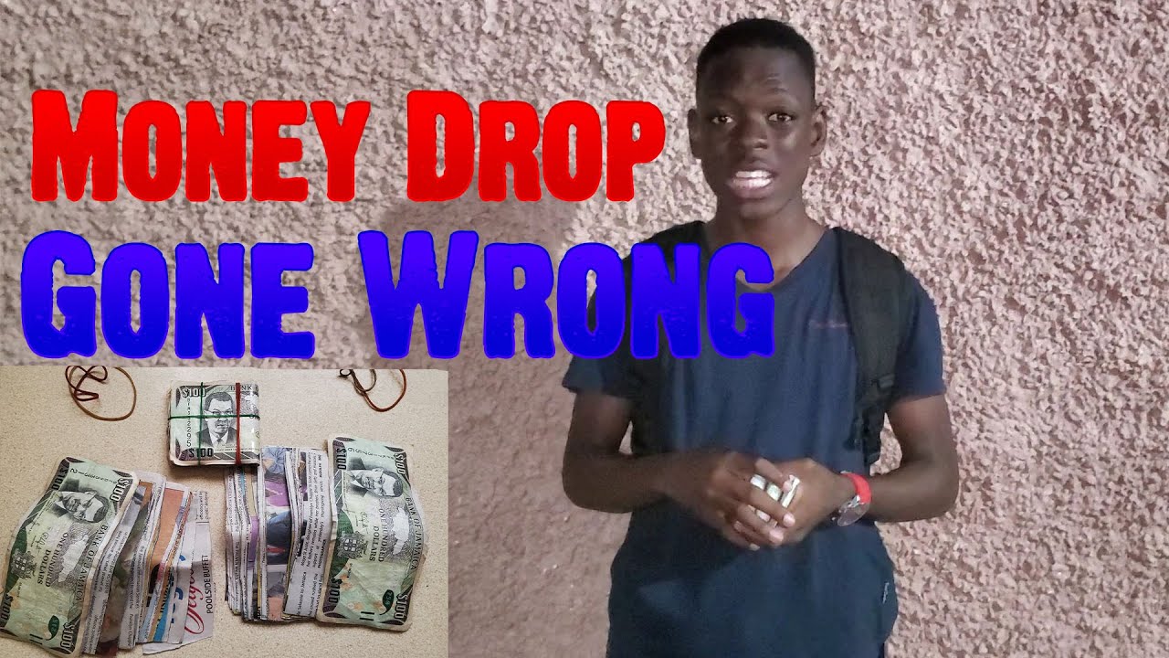 Money Drop Gone wrong In Spanish town.