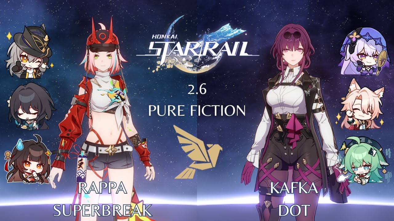 E0S0 Rappa Superbreak and E0S1 Kafka DoT - 2.6 Pure Fiction 4 - Honkai Star Rail