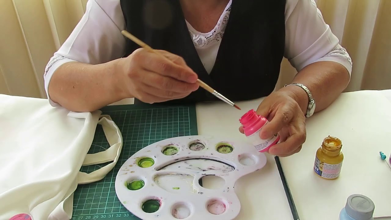 PINTURA EN TELA CON ACUARELA SILK - Herramientas y Materiales