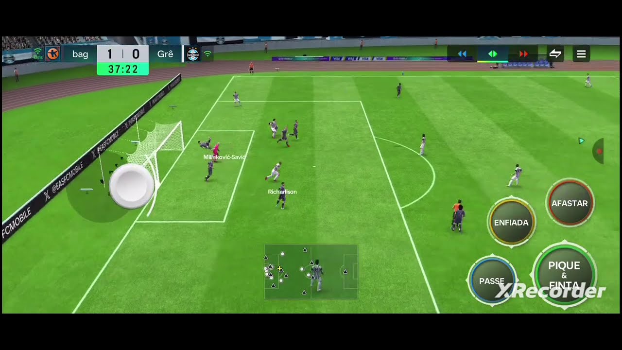 Ganhei de 2 a 1 e gol do mbappé e milinković savić 