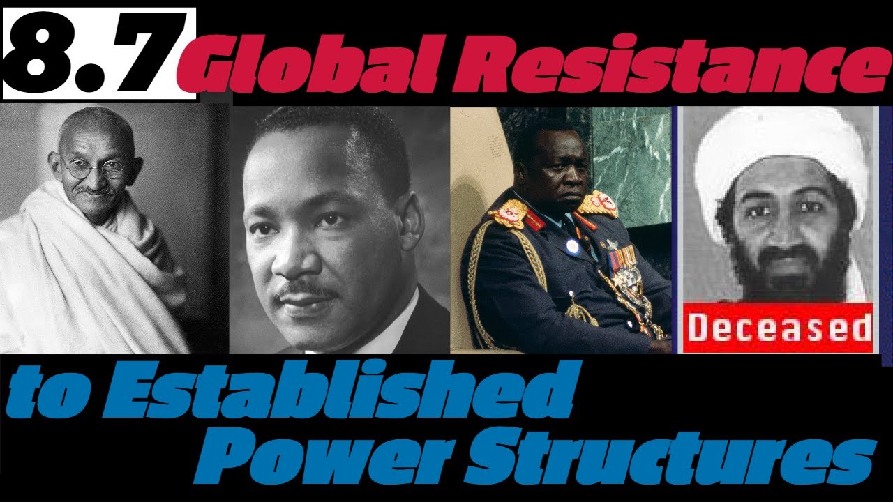 AP World History 8.7 Global Resistance to Established Power Structures after 1900