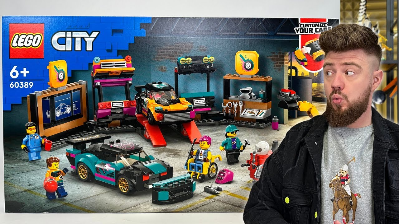 WARSZTAT TUNINGOWANIA SAMOCHODÓW 🚘 LEGO CITY 60389 RECENZJA
