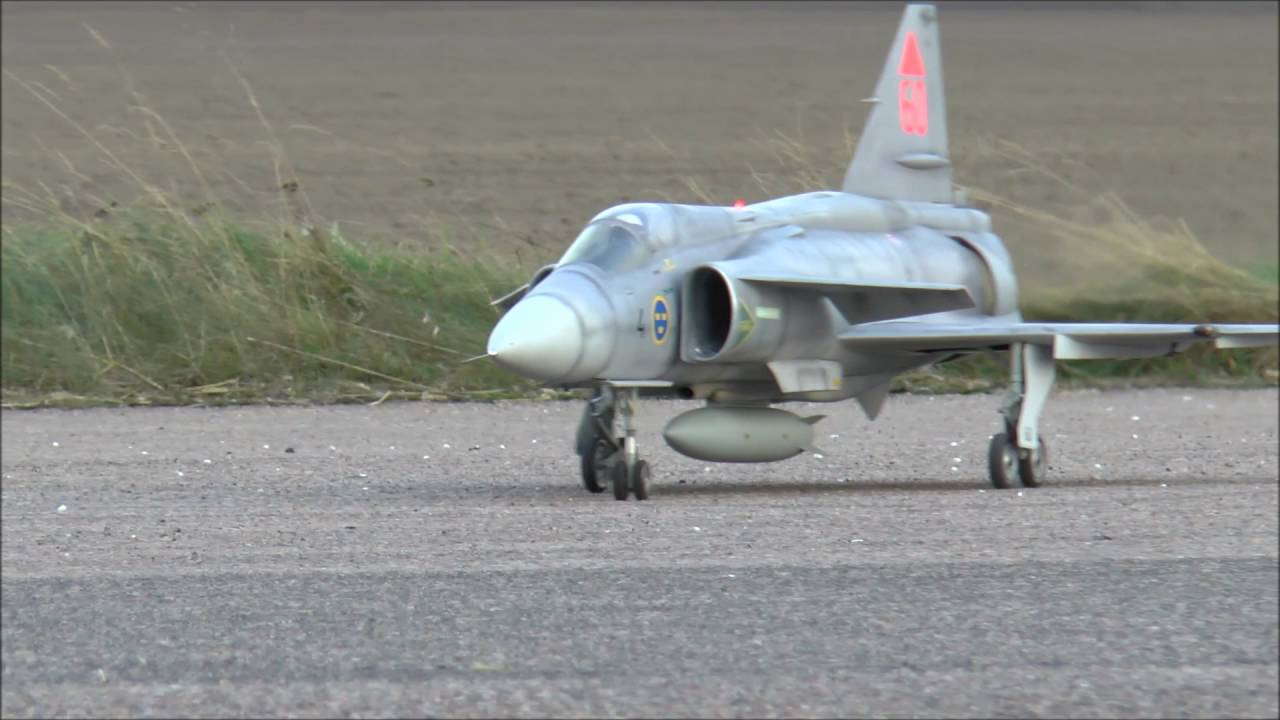 JA-37 Viggen  RC model scale 1/9