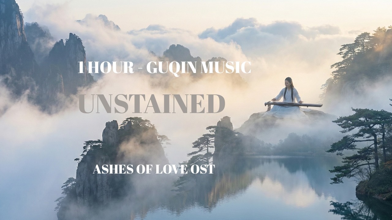 1 HOUR | Unstained - Ashes of Love OST | Relaxing Guqin Music for Zen & Sleep