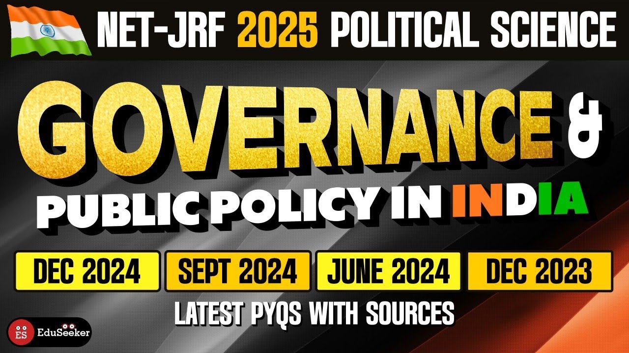 Governance & Policy ke Latest PYQs Ne Kuch Toh Reveal Kiya Hai! NET-JRF Political Science