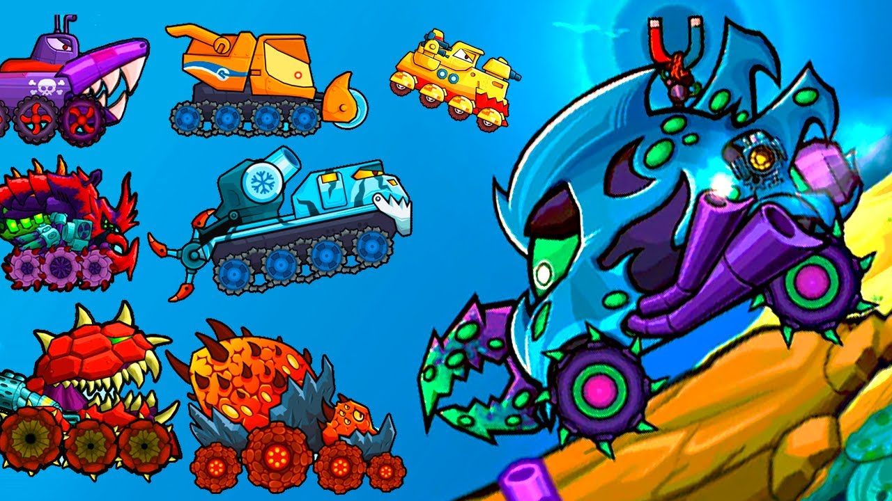 ALIEN vs ALL BOSSES in Car Eats Car 3 | No Spins, Drones and Bombs
