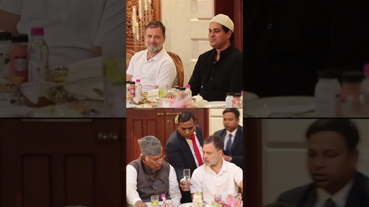 मोहब्बत से भरी इफ्तार ❤️| Kharge Ji | Rahul Gandhi