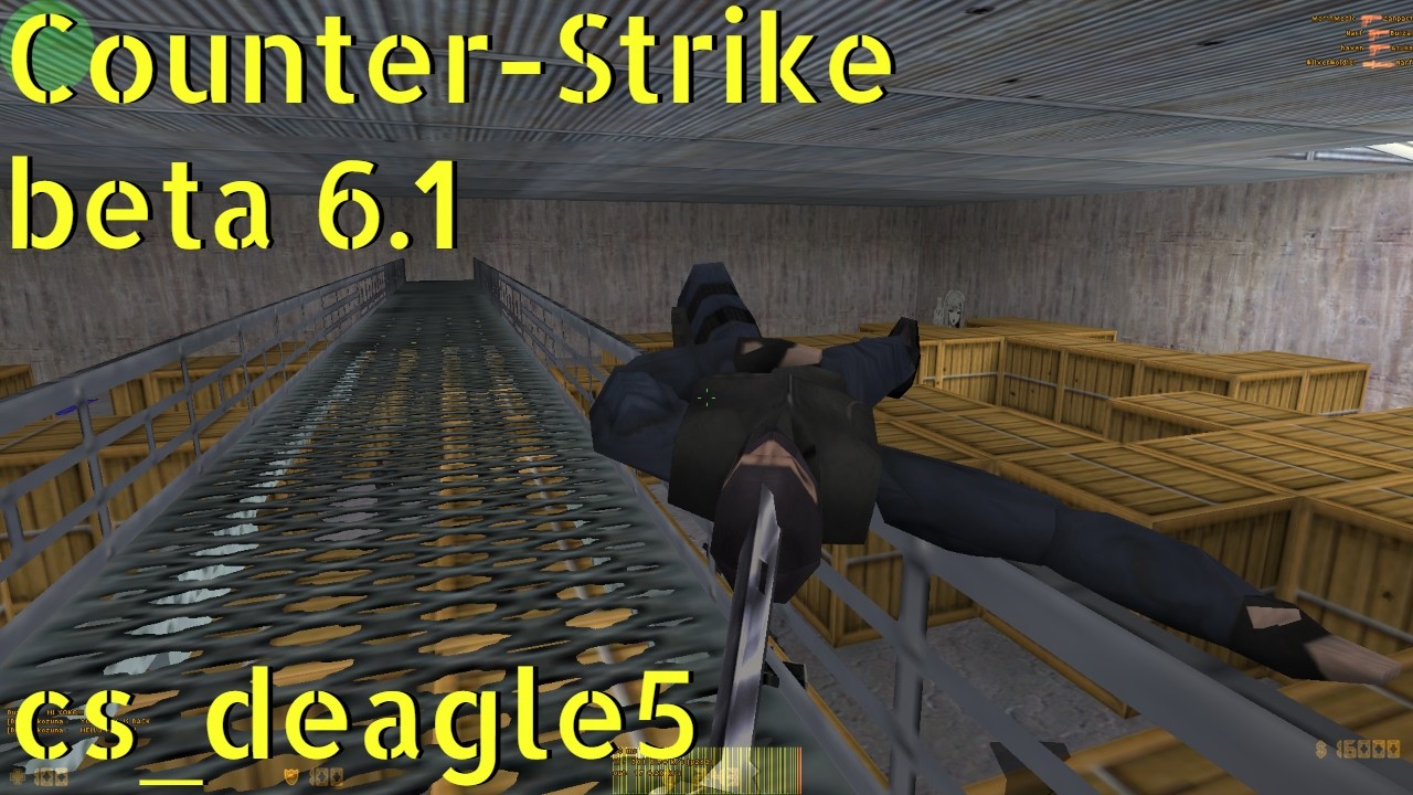 Counter-Strike beta 6.1 cs_deagle5 онлайн-геймплей - январь 2026 года