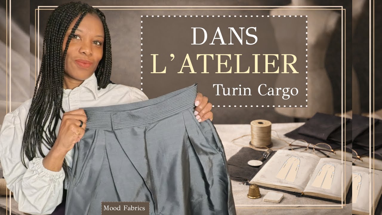 Le pantalon structuré parfait ? | Turin Cargo pantalon Mood Fabrics (patron gratuit)🧵