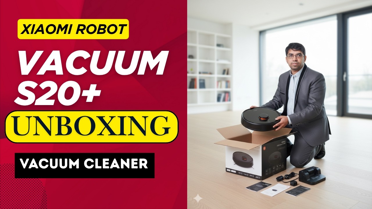 Xiaomi Robot Vacuum S20+ Unboxing & Setup Guide | Xiaomi Vacuum Cleaner S20+ | Imran Arif Tech