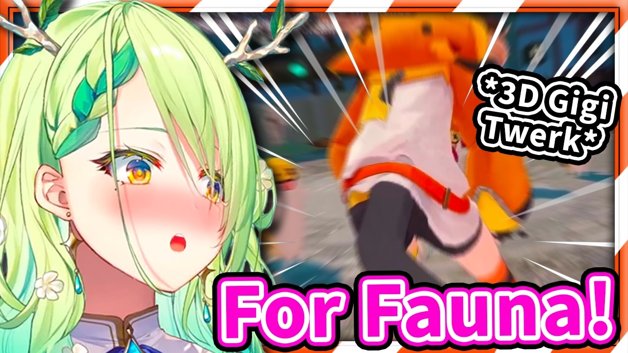 After 7 Months Gigi TWERKS in 3D And Fulfills Her Promise to Fauna 【Gigi Murin / HololiveEN】
