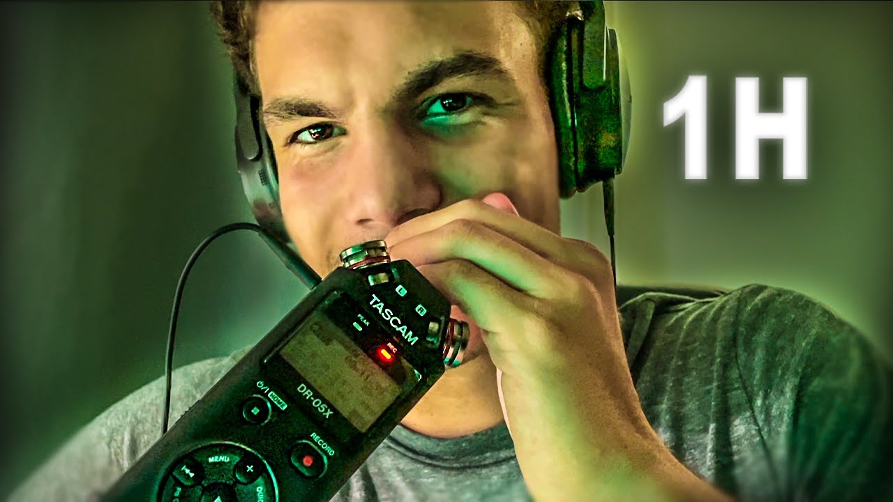 ASMR Bruits de bouche INTENSES pendant 1H (TASCAM)