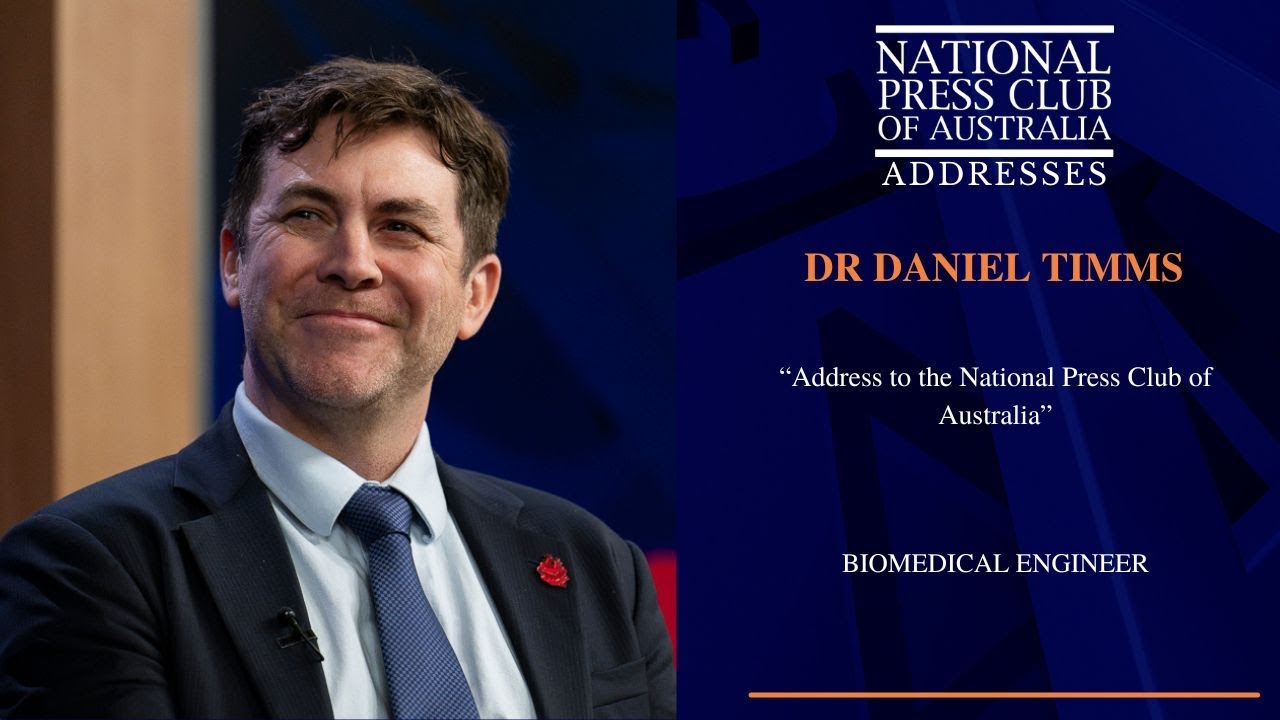 IN FULL: Dr Daniel Timm's Address to the National Press Club of Australia