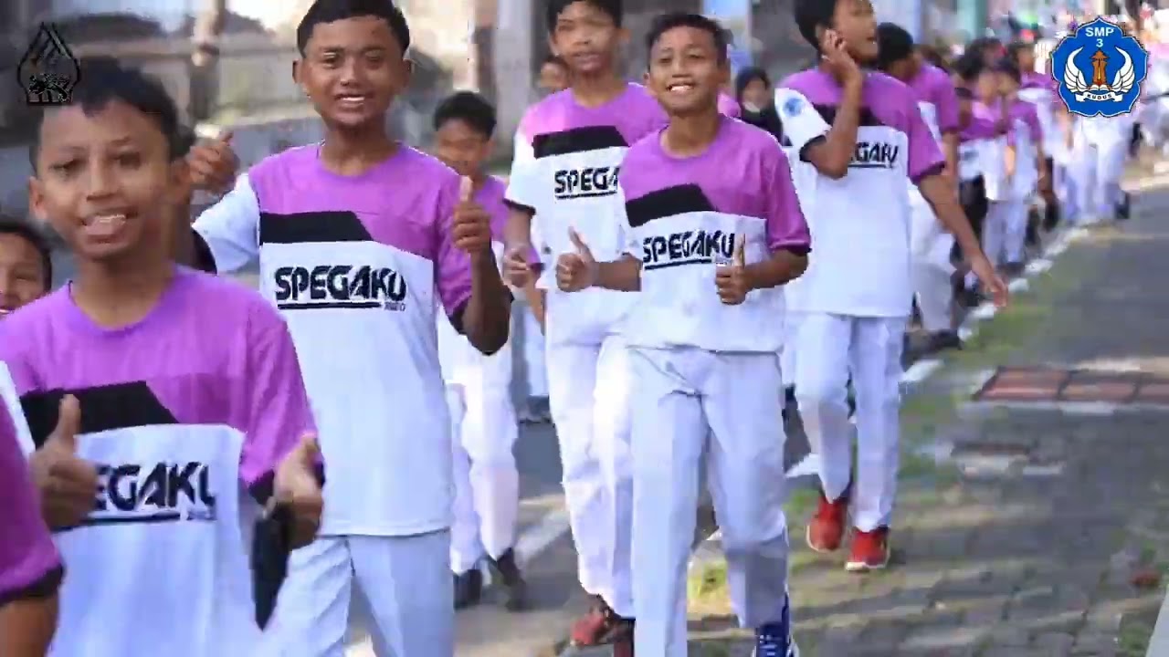 Heboh Setelah Wabah Covid19 Ulang Tahun SMP 3 Kudus yang Ke 55 Merdeka Berbudaya Meraih Juara....