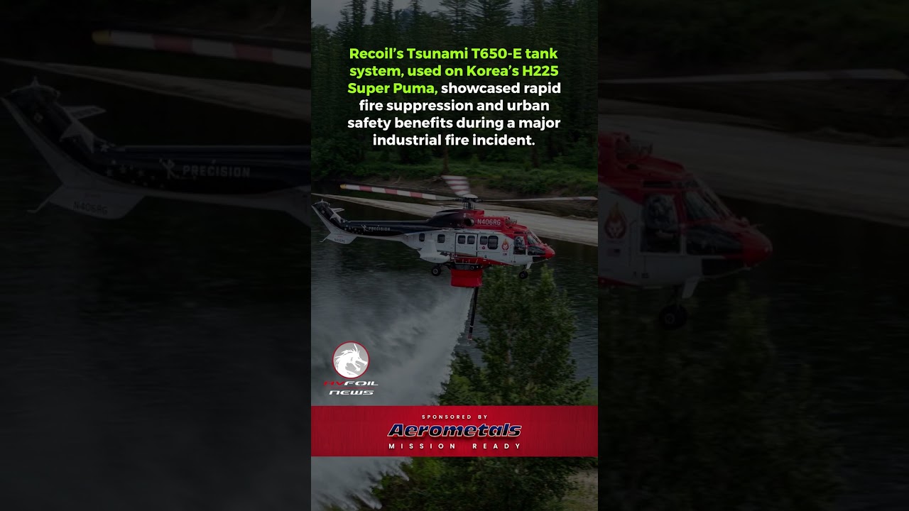 Recoil Aerospace&rsquo;s Tsunami T650-E: Revolutionizing Aerial Fire Suppression