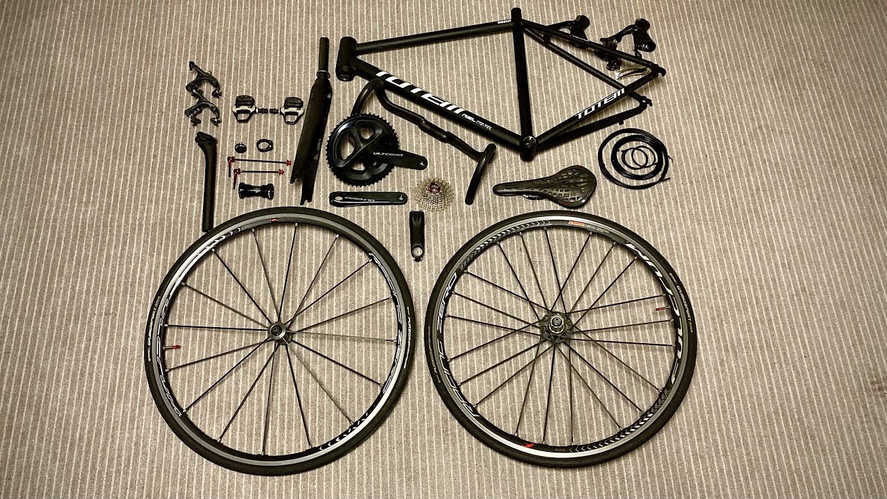 ロードバイク1台が完成するまで　新フレーム　TOTEM RSL Limited Edition 「cheap aluminum road bike built」