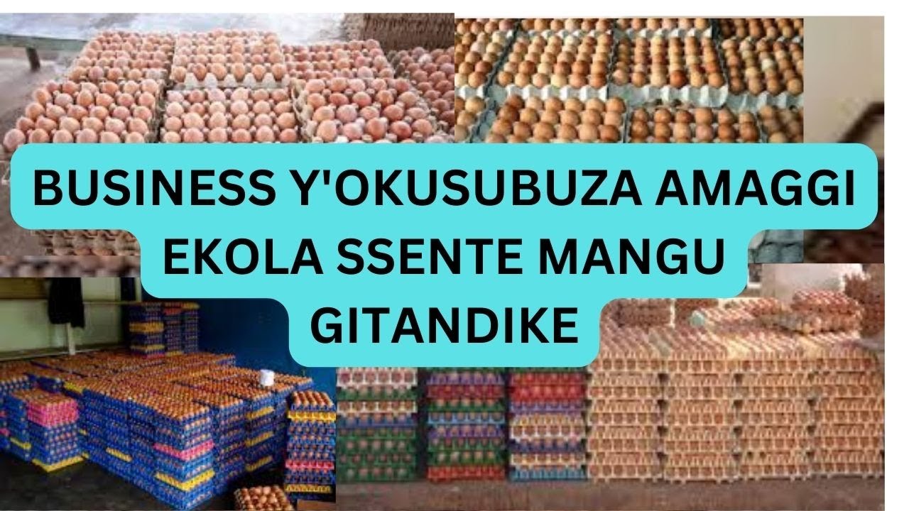 Part 1:OKUSUBUZA AMAGGI BUSINESS NYANGU ATE EKOLA SSENTE