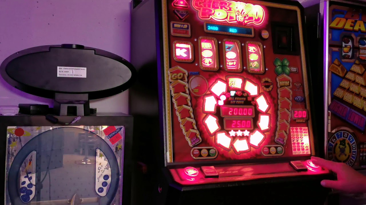 Cherry Pot 20 Geldspieler Schweiz Geschicklichkeit Automat Casino Flipperbar