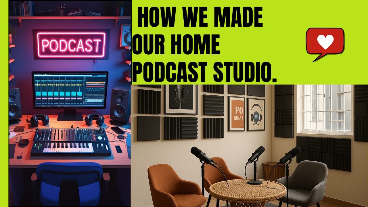 HOW WE MADE OUR STUDIO PT 1