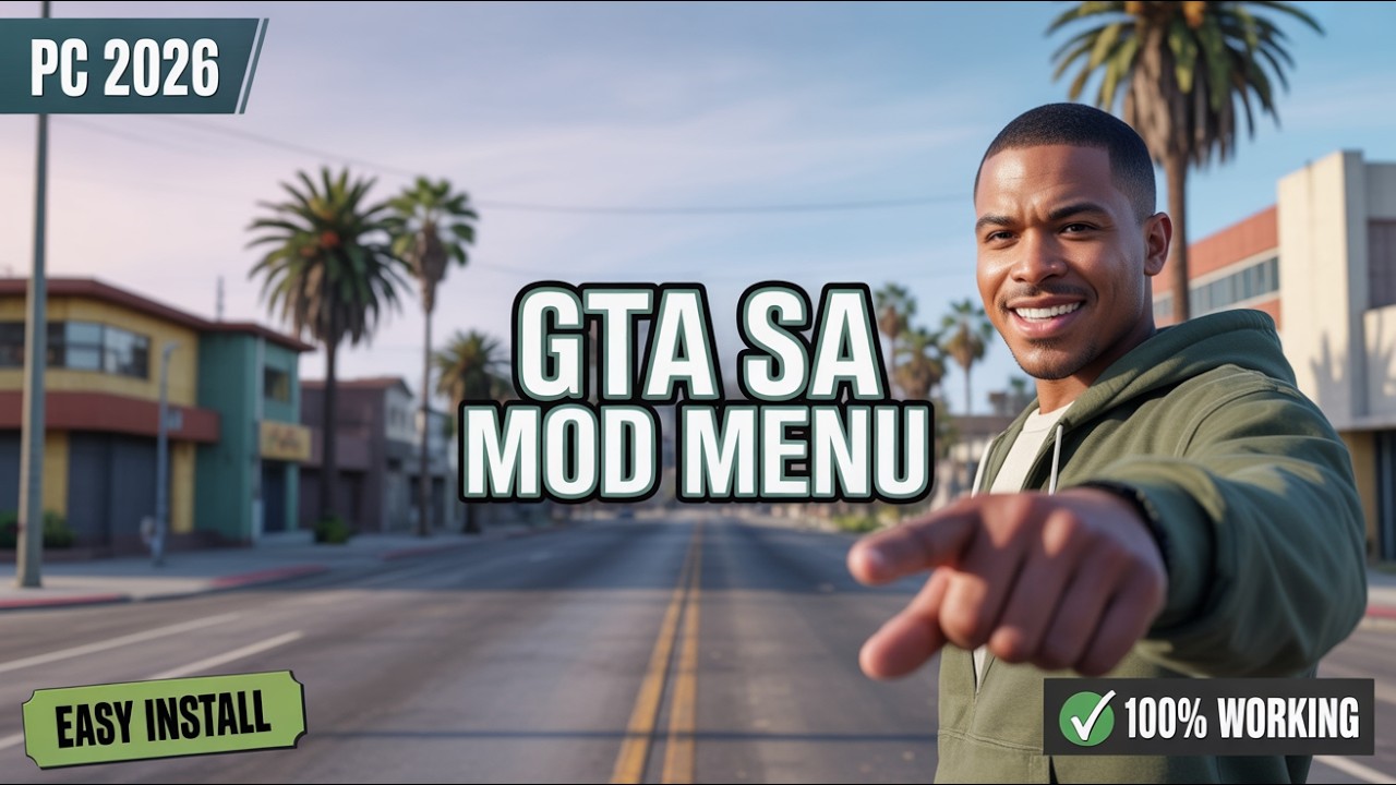Руководство по установке мод-меню/тренера для GTA San Andreas Definitive Edition (PC 2026)
