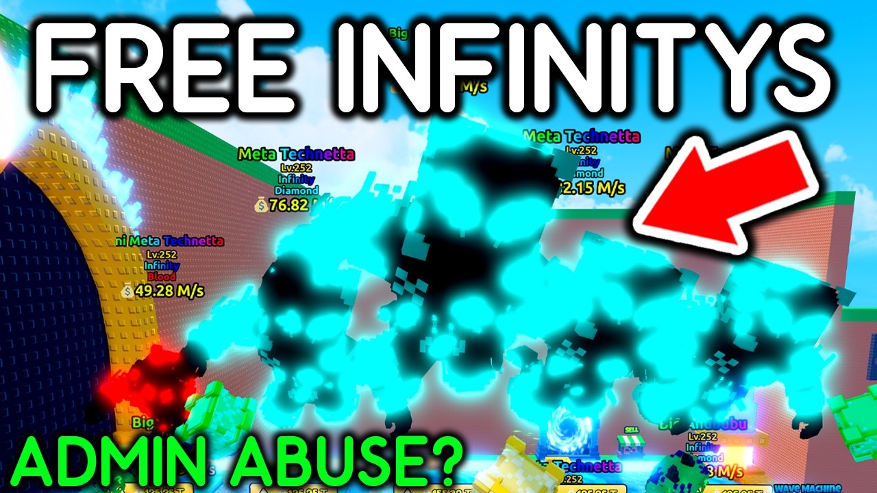 Possible SECRET ADMIN ABUSE + GIFTING FREE INFINITY BRAINROTS in Roblox Escape Tsunami For Brainrots