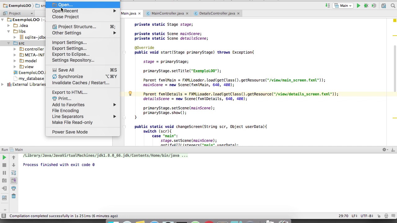 JavaFX - 22 Exportando o Projeto como Jar Execut&aacute;vel