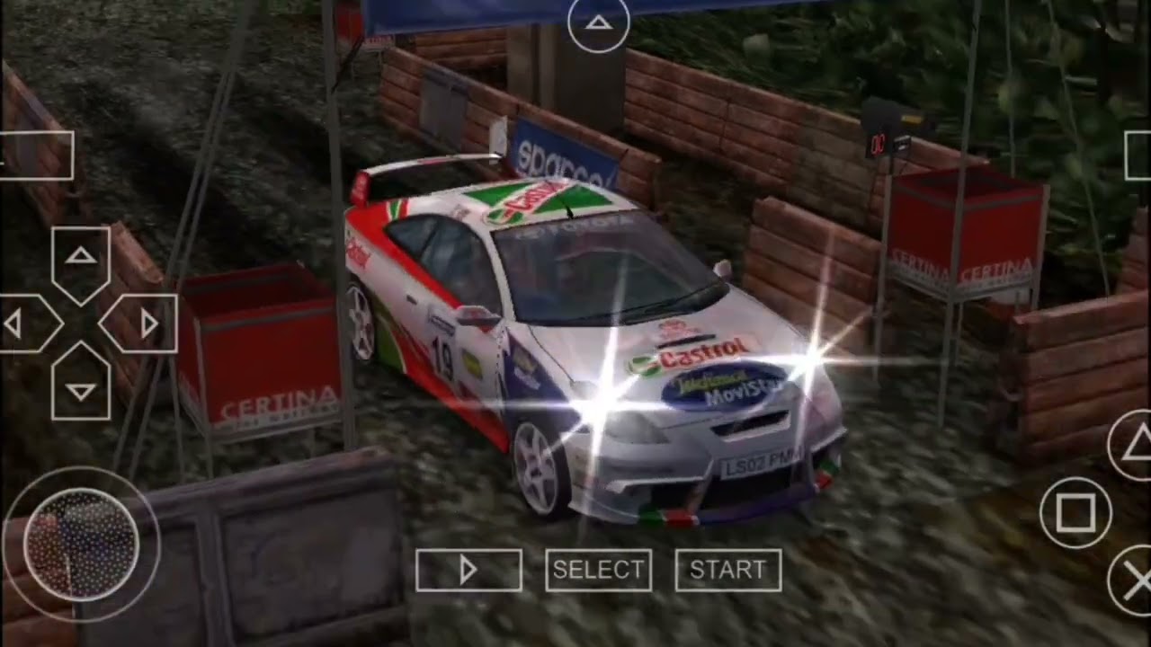 Toyota Celica GT-S 2002(Colin Mcrae Plus (PSP)) Gameplay 