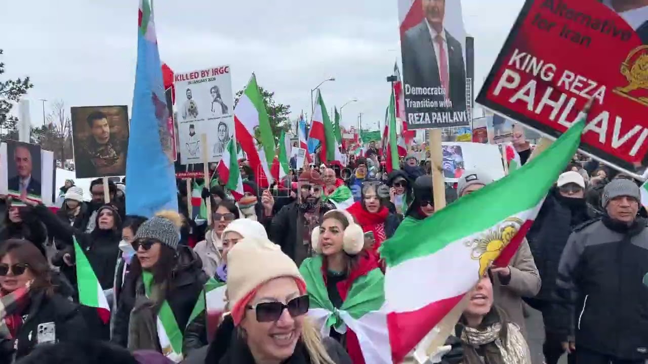 Global Day of Action for regime change in Iran was one of the largest protests ever in Toronto - ...