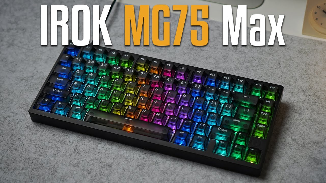 8K&middot;RT&middot;방수 모두 갖춘 풀알루 게이밍 키보드｜IROK MG75 Max