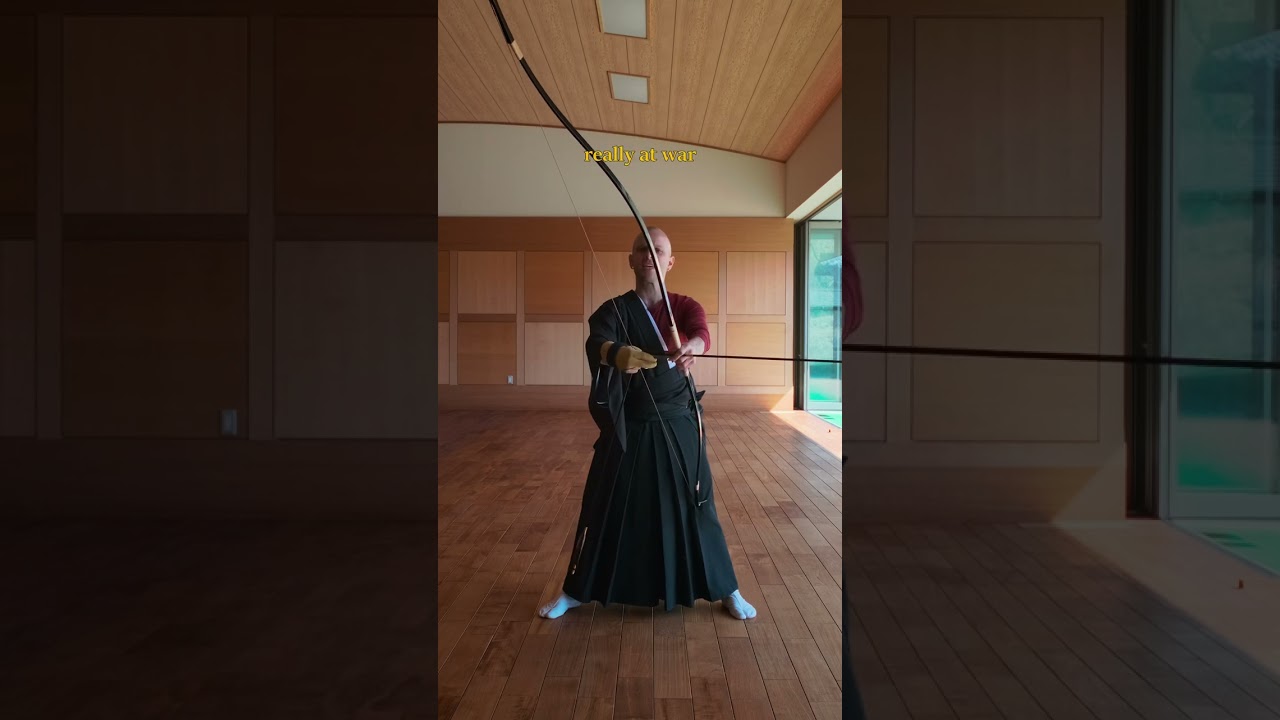 Eyes on the TARGET, NOT an enemy! #kyudo #弓道