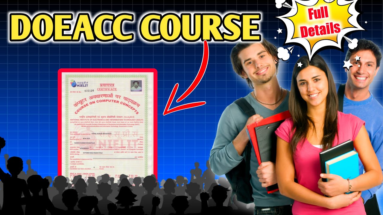 DOEACC Computer Course | addmission and fees | govt certificate