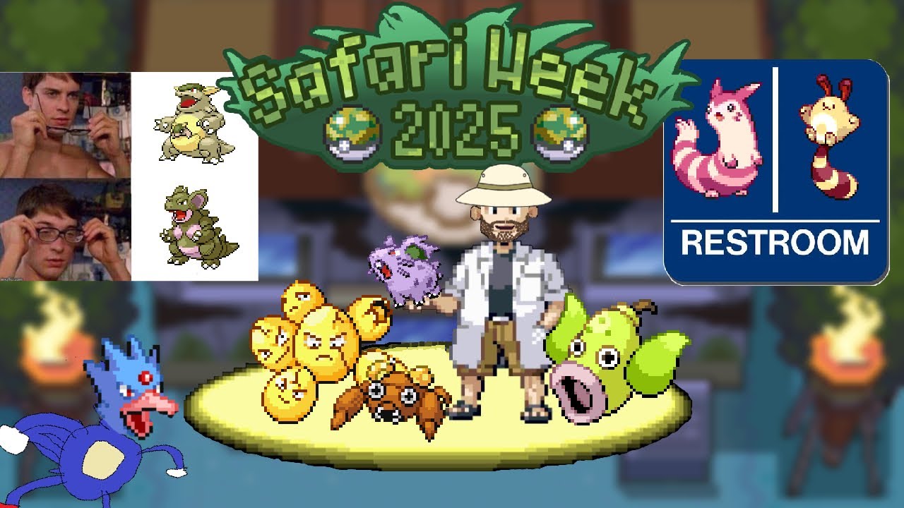 MY FIRST SAFARI WEEK | 6 LIVE Shiny Pokémon and Desirable Luck...