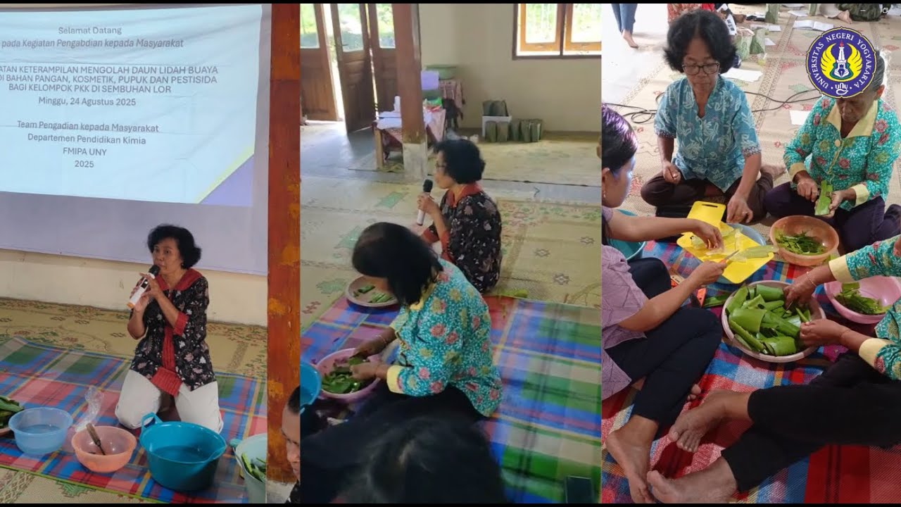 PKM Olah lidah buaya menjadi bahan makanan, kosmetik, dan pupuk