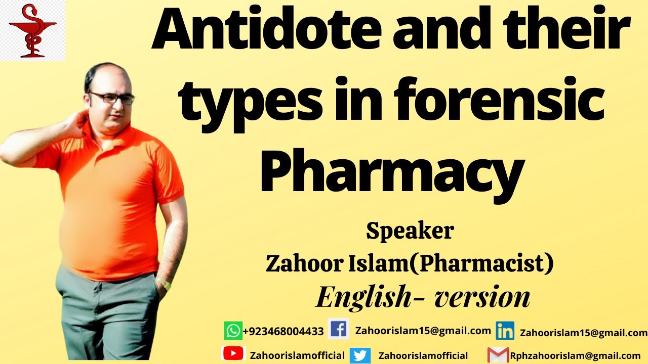 Antidote in forensic pharmacy