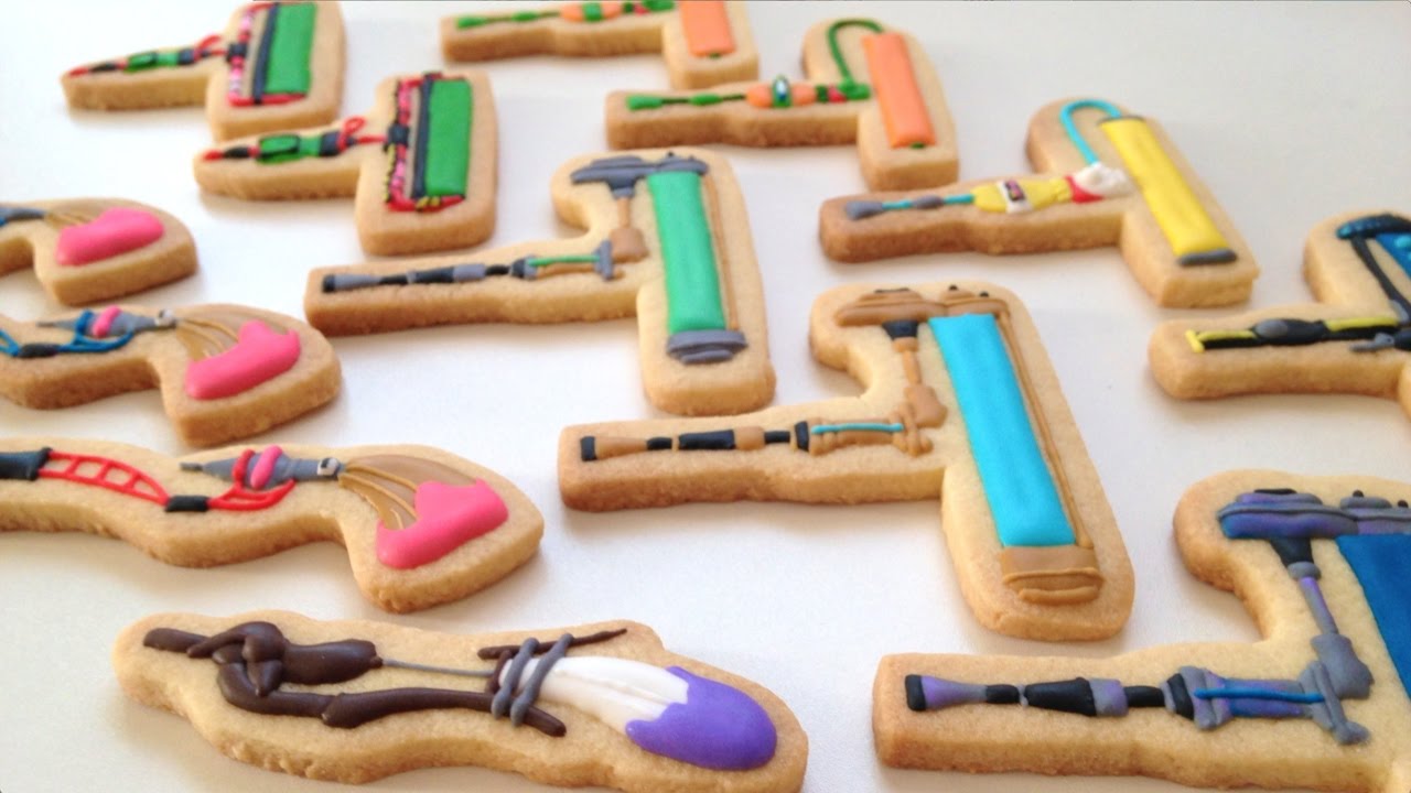 【Splatoon】main weapon icing cookies (4/6) - ブキアイシングクッキー作ってみた