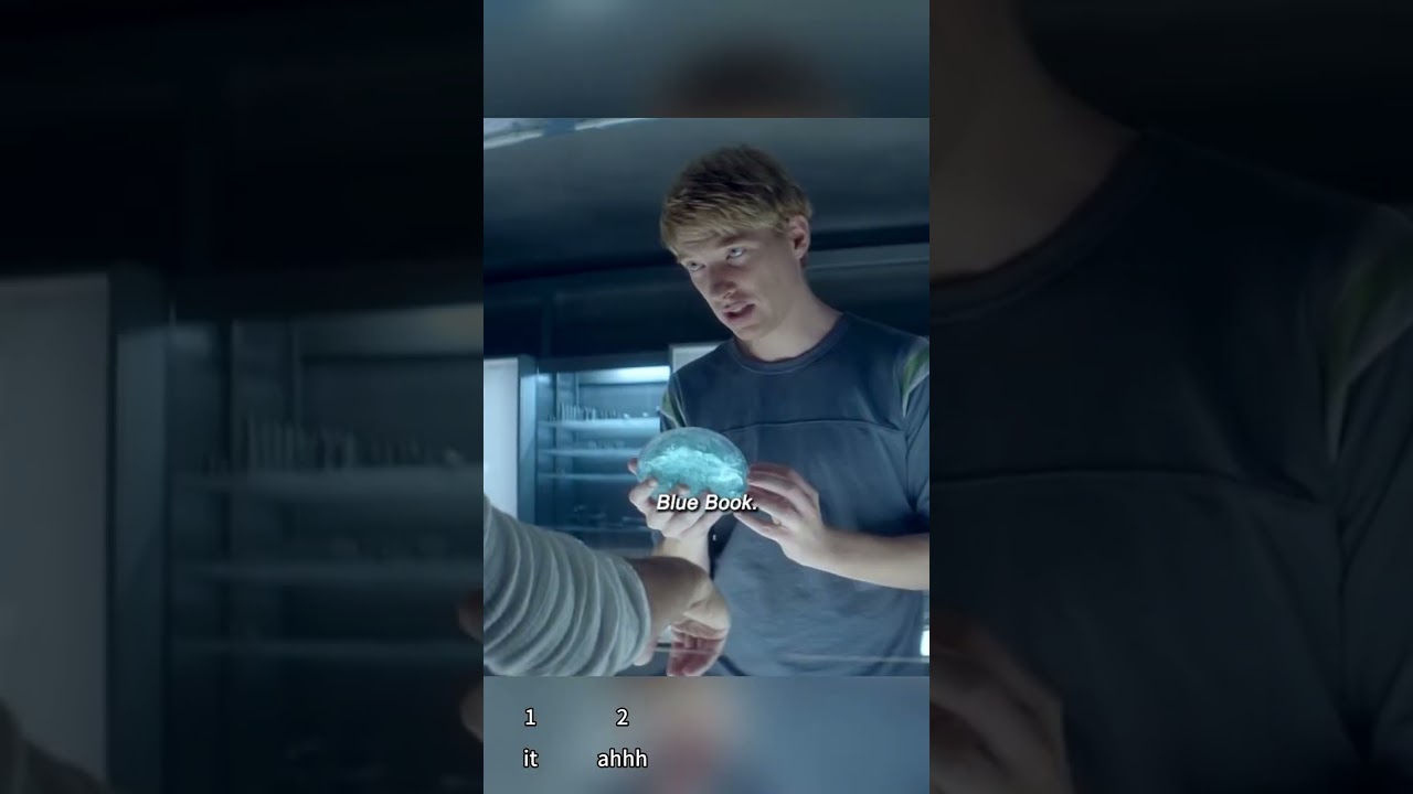 The movie title is at the end.