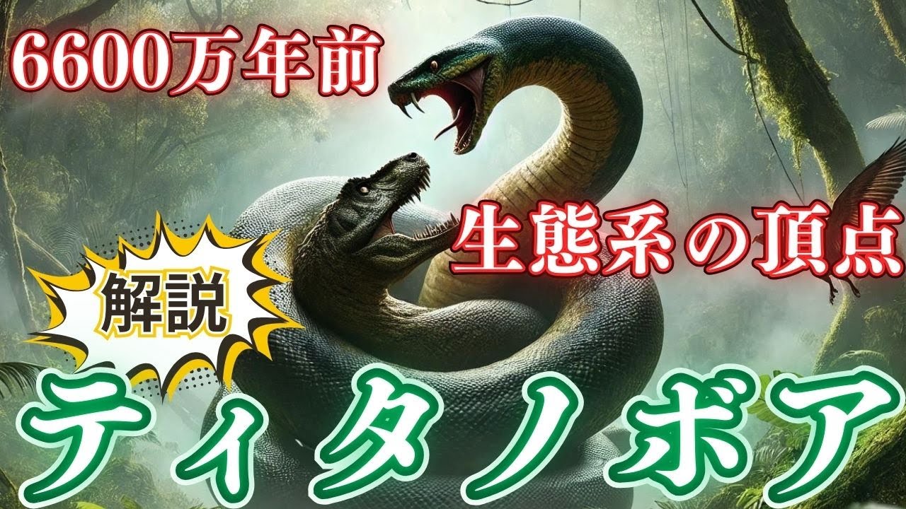 【解説】実在したアナコンダを凌ぐ大蛇！ティタノボアをご紹介！恐竜すら捕食対象！？