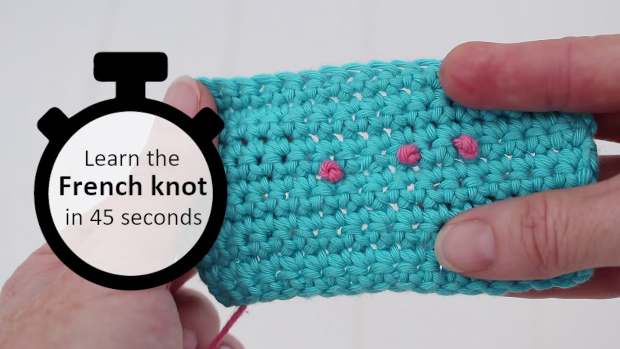 French knot | How to sew the French knot stitch