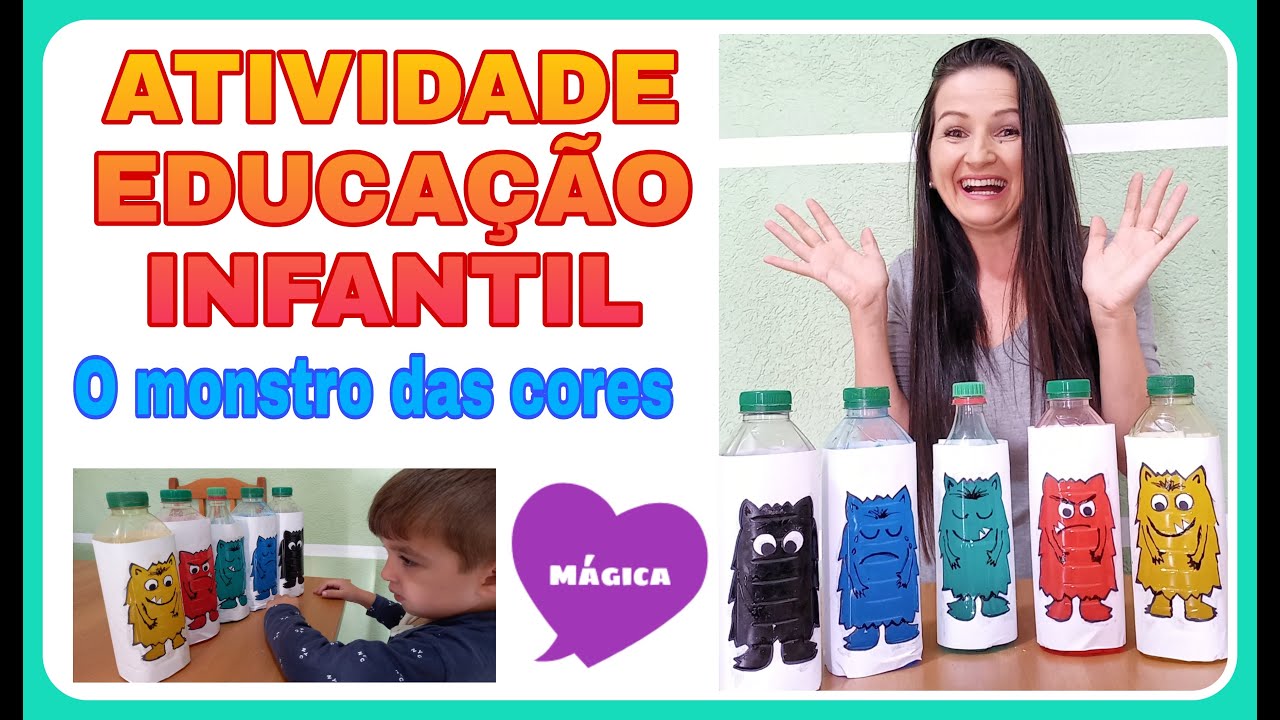 ATIVIDADE EDUCAÇÃO INFANTIL. INCRÍVEL. CORES