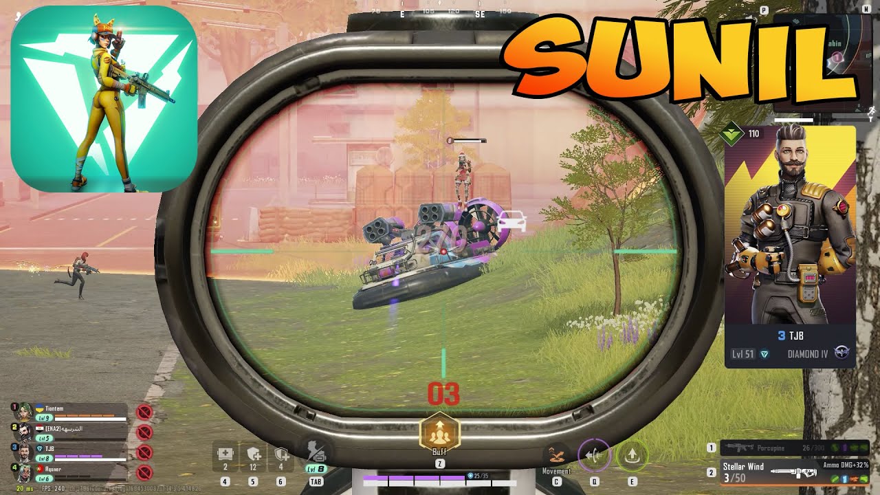 Farlight 84 - My New Hero Sunil Rank Squad🔥Gameplay(iOS,Android)