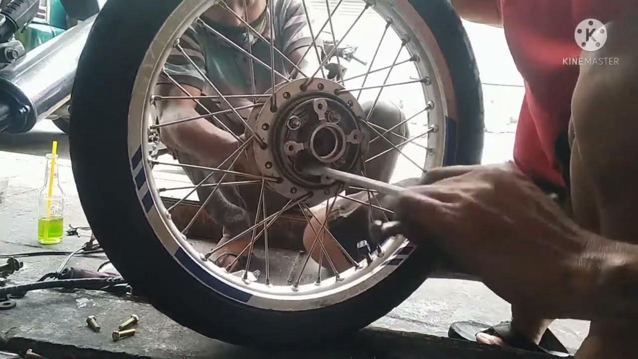 XRM 110 modified convertion disbrake