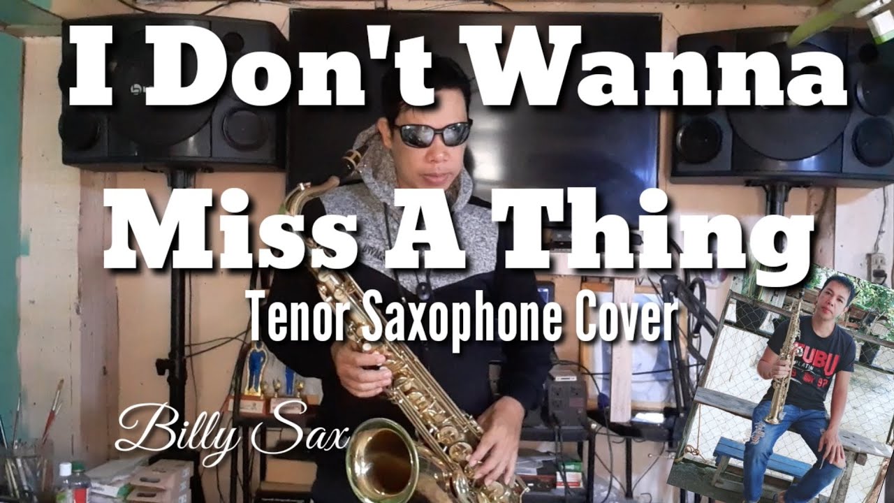I Don't Wanna Miss A Thing-Aerosmith(Sax Cover)Billy Sax